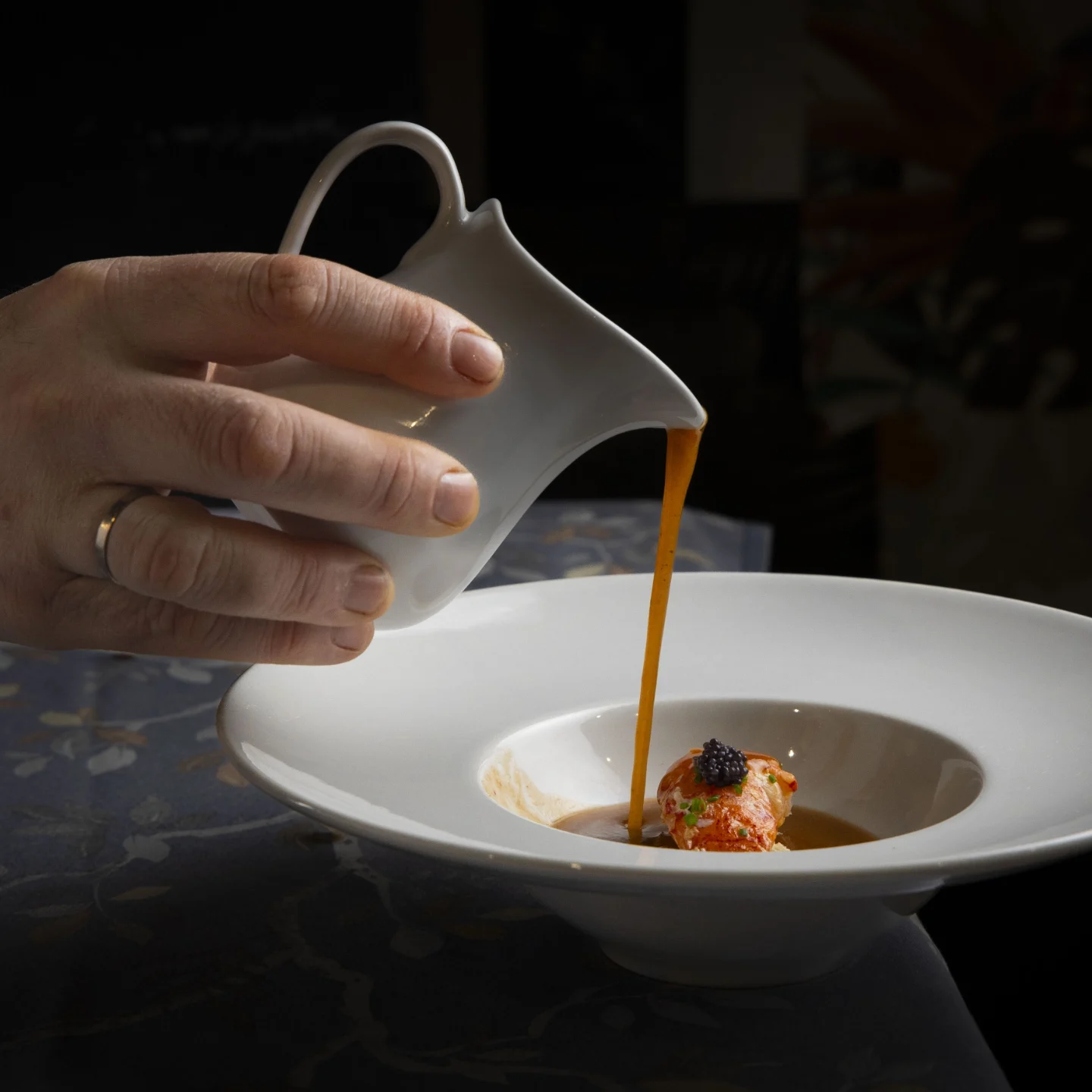 Plato de cuchara con toque moderno
